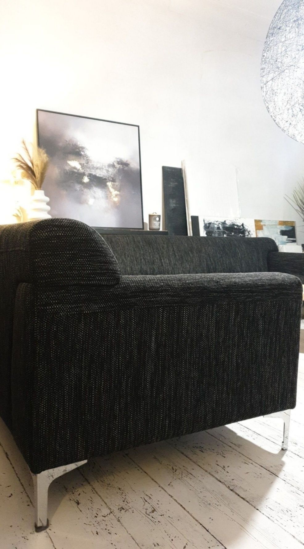 Extra sofa duży narożnik nowoczesny Gala Collezione chrom tkanina