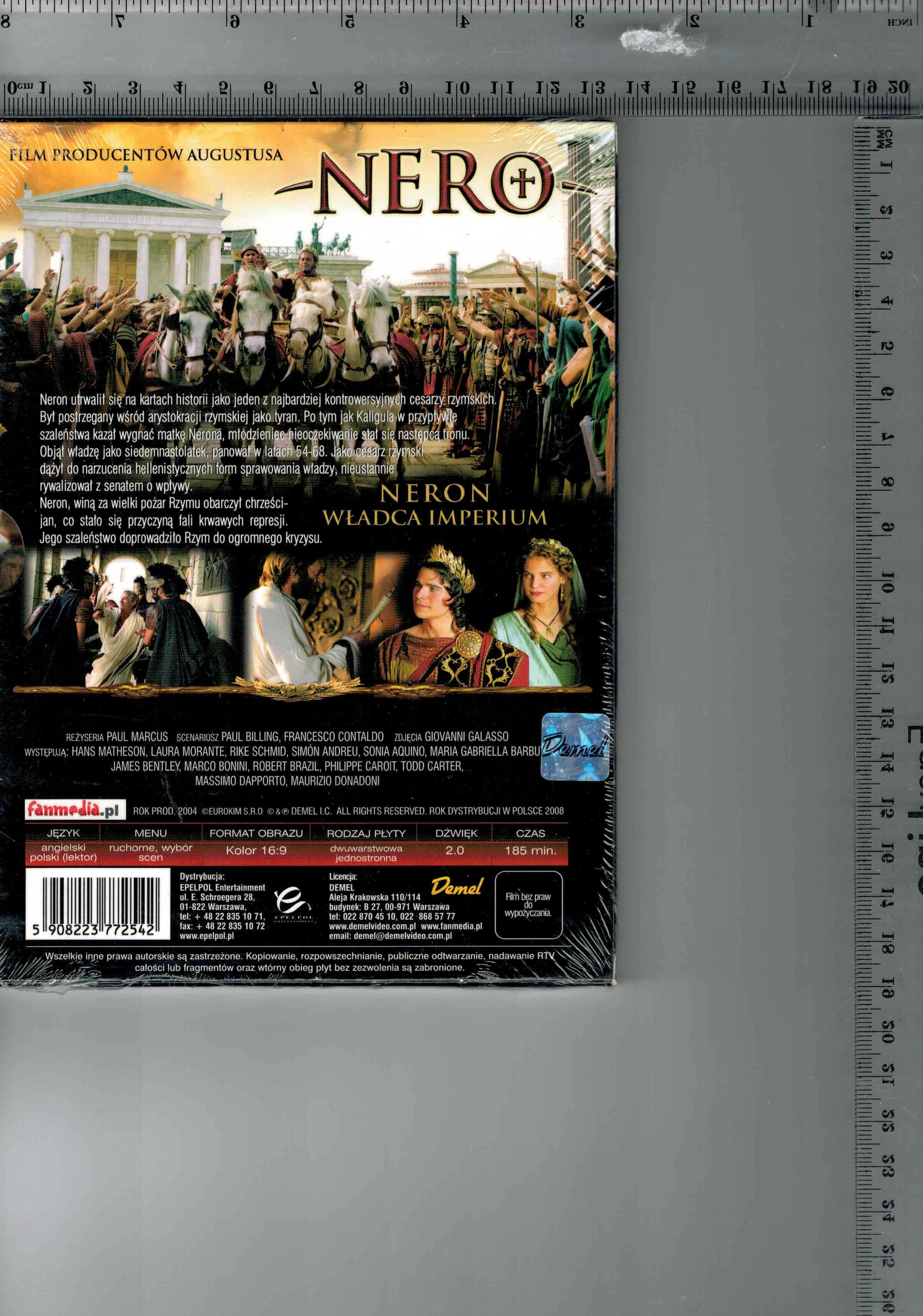 Neron władca imperium Hans Matheson DVD