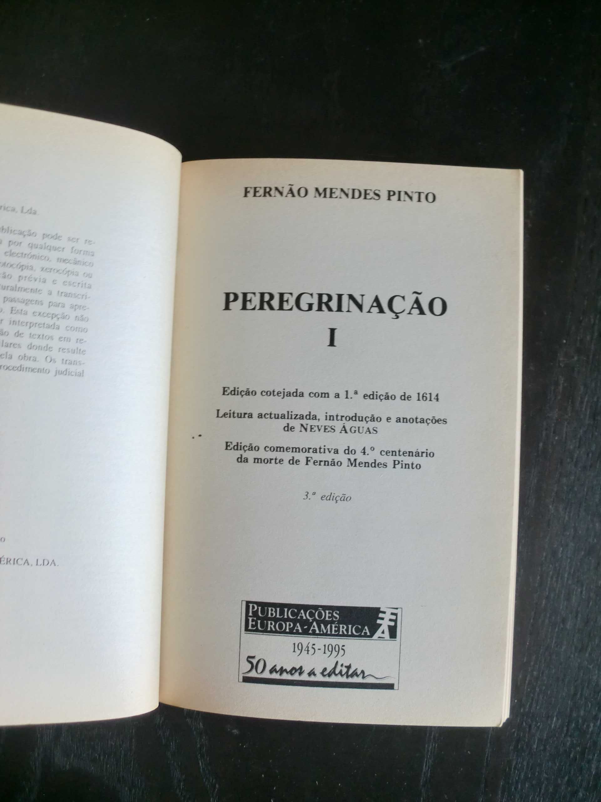 Peregrinação de Fernão Mendes Pinto Volume I