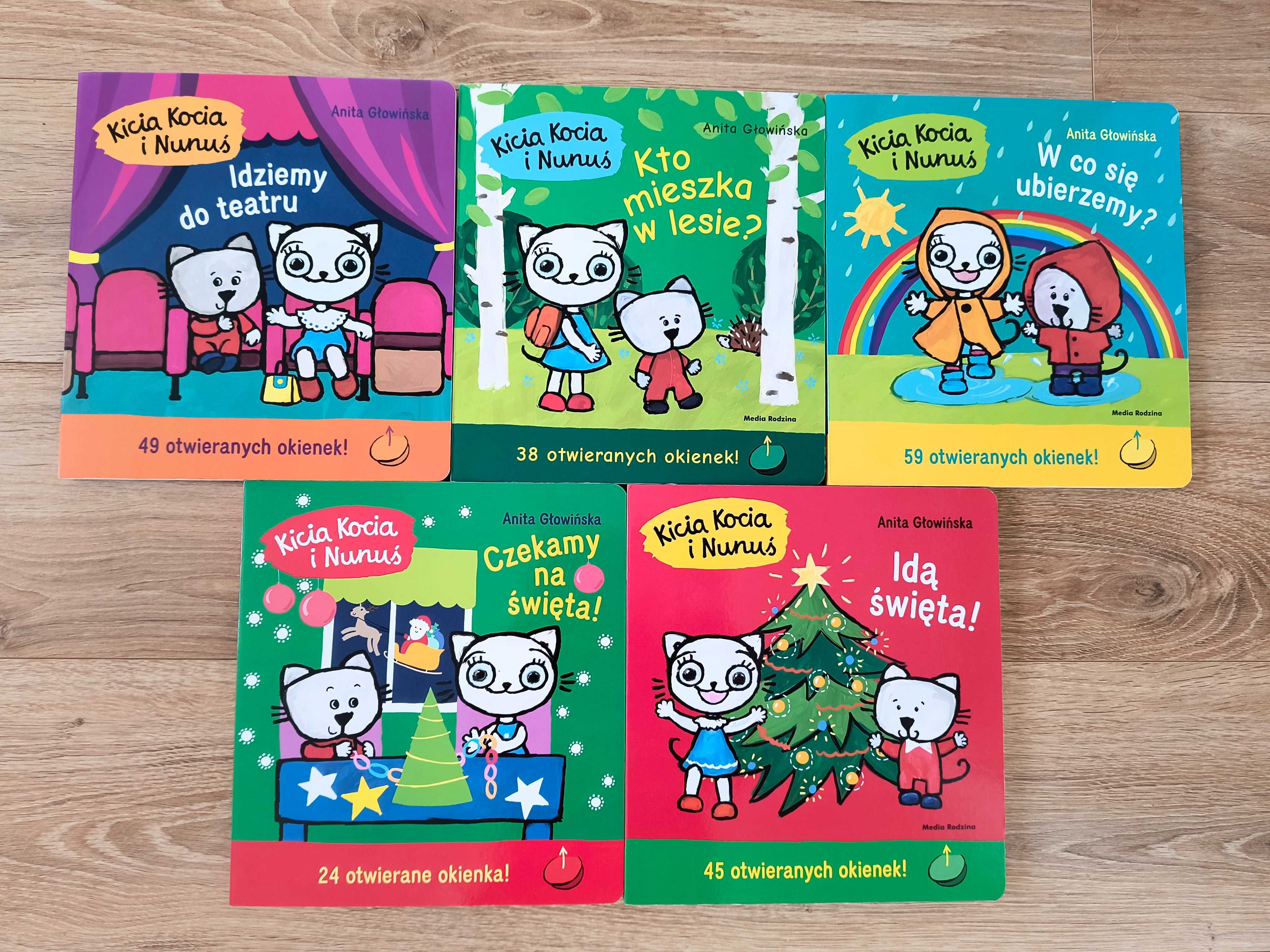 Kicia Kocia i Nunuś - 5 książek