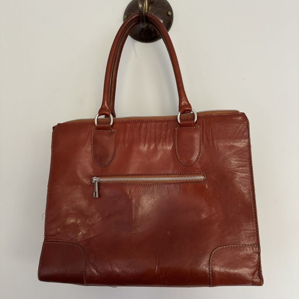 Skorzana Torba Do Ręki Handbag