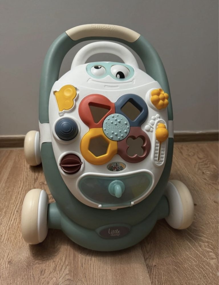 SMOBY Chodzik Pchacz Wózek 3w1