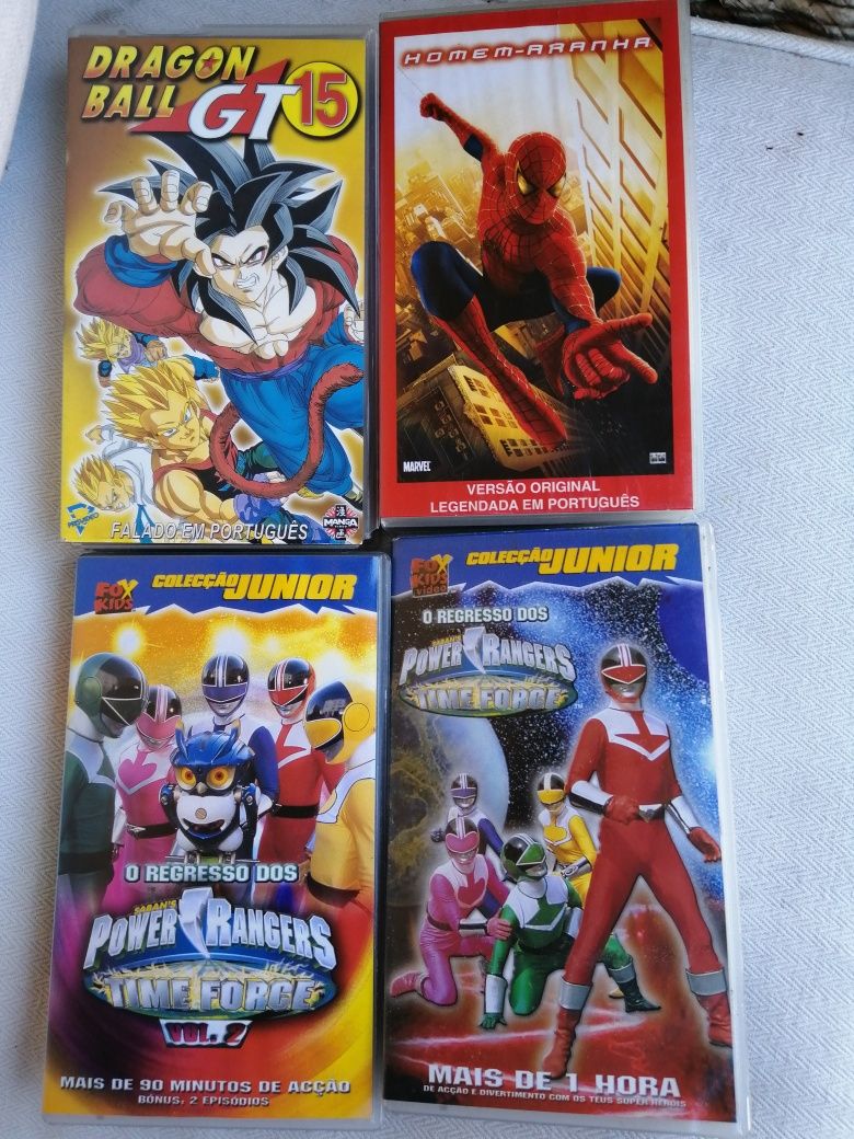 31 Cassetes de video VHS para crianças - 2€/cada