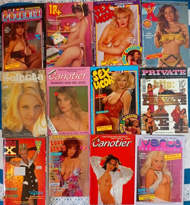Lote de revistas eróticas vintage