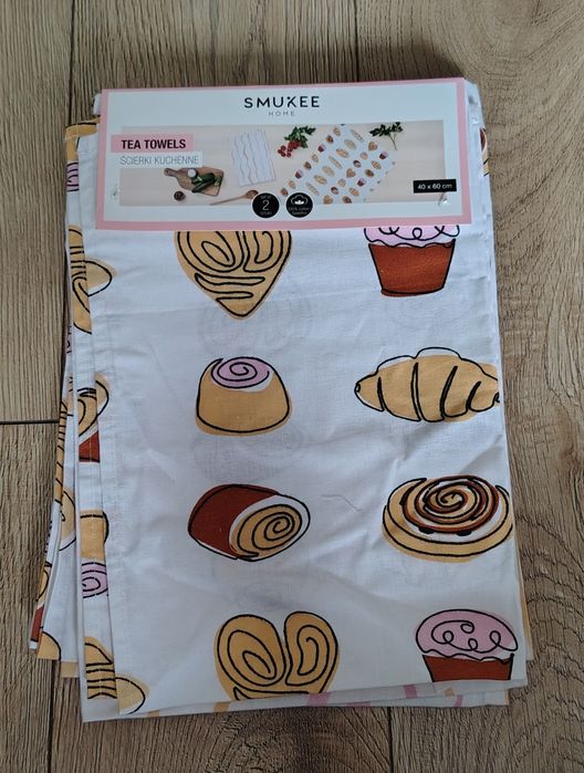 Ścierki kuchenne bawełniane 2 sztuki 40x60 nowe