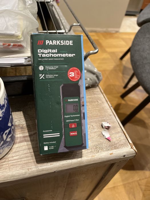 Obrotomierz cyfrowy tachometr Parkside PDDM A1