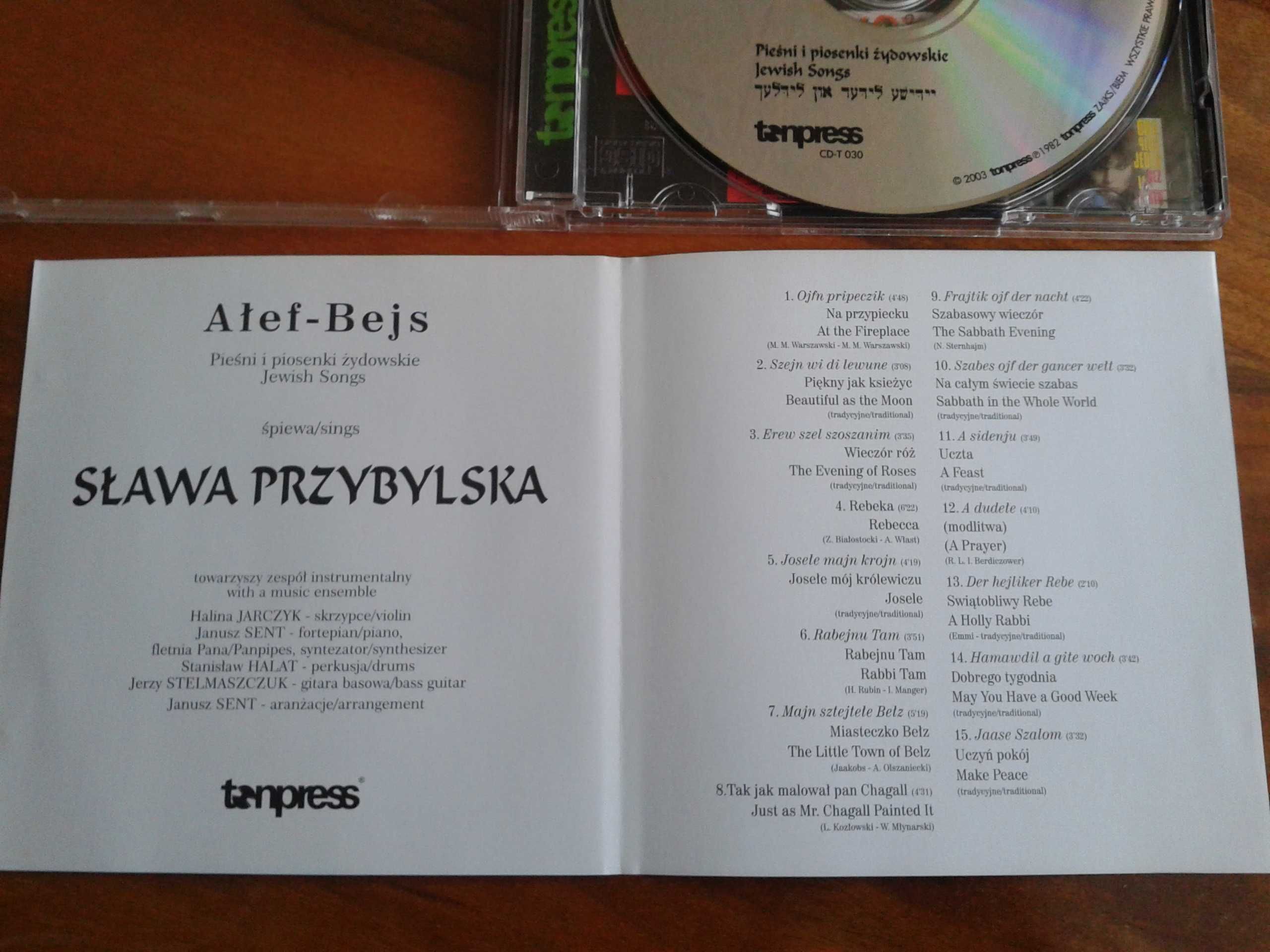 Płyta CD "Ałef-Bejs" Sława Przybylska