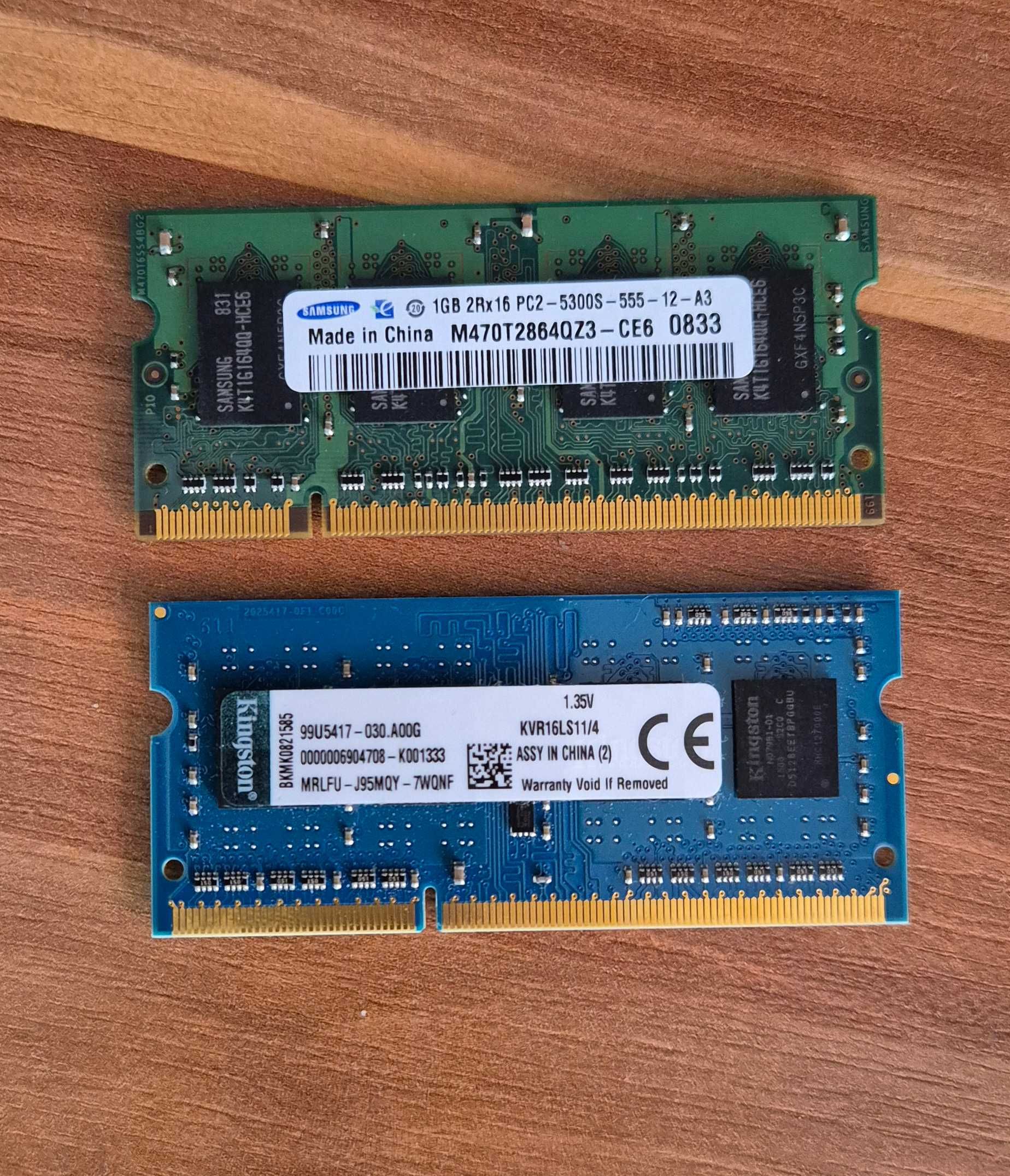 SODIMM DDR2 1GB (667MHz) PC-5300 Samsung M470T5663RZ3-CE6