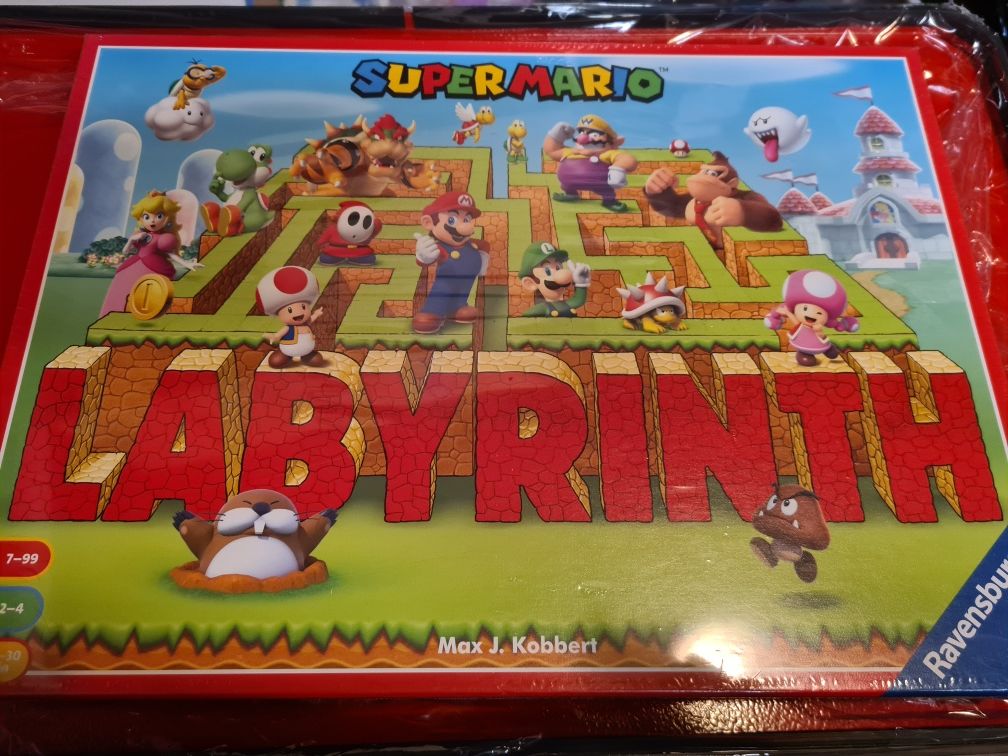 Super mario Labirynt,  gra planszowa Ravensburger Labyrinth