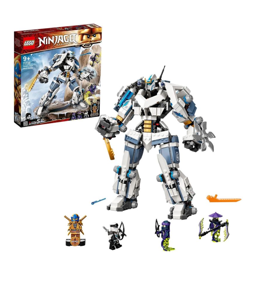 LEGO NINJAGO 71738 Starcie tytanów Mech nowe