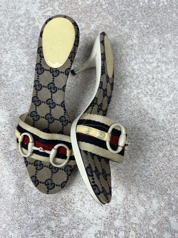 Мюлі gucci гучі туфлі сандалі тапочки гучі монограм