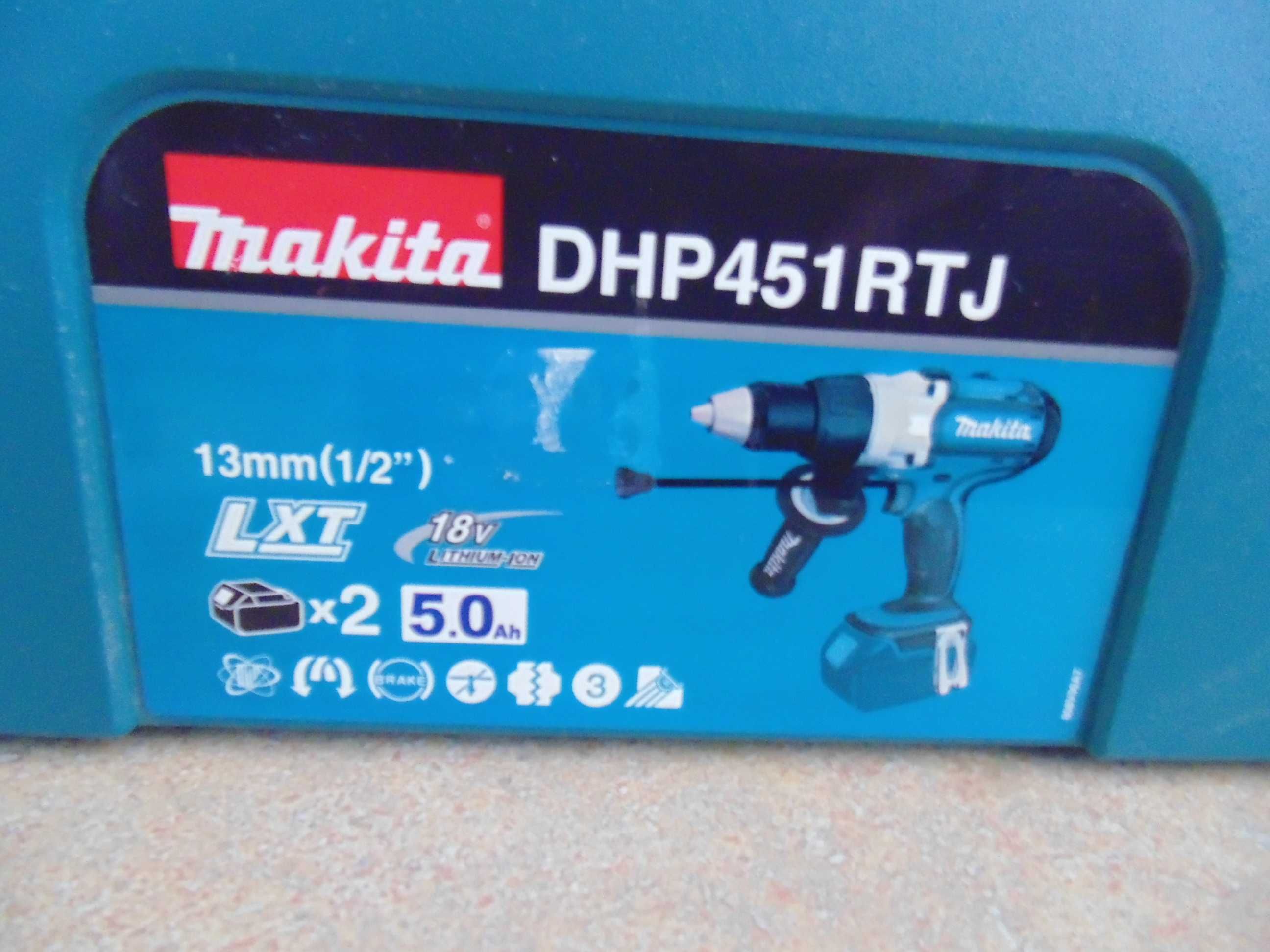 Makita wkrętarka DHP451RTJ