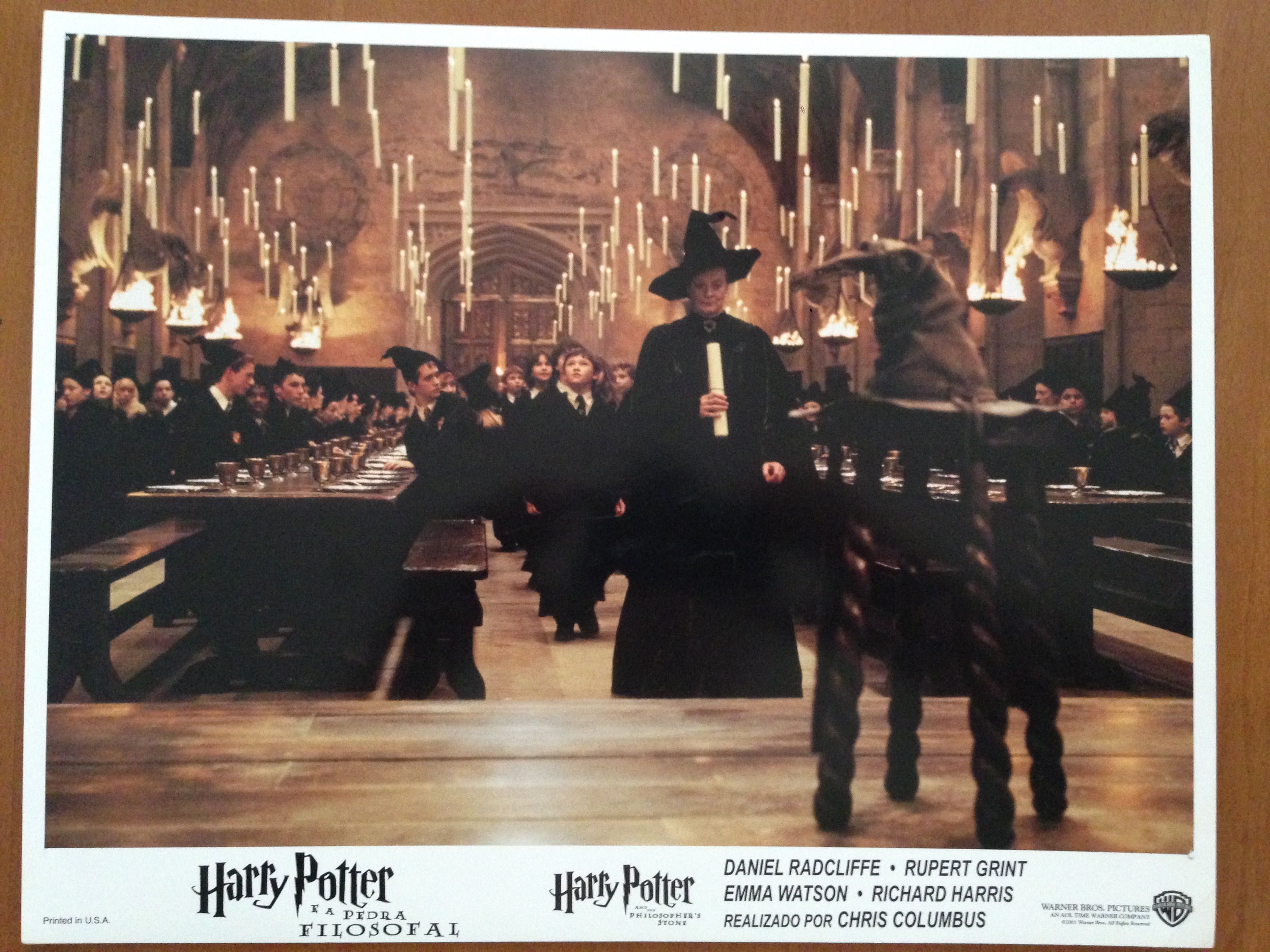 Cartazes cinema originais cos filmes Harry Potter