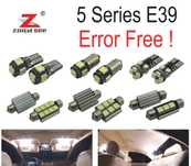 KIT COMPLETO DE 21 LÂMPADAS LED INTERIOR PARA BMW E39 5 SERIES 530D 525D 520D 520I 525I 528I 530I 5