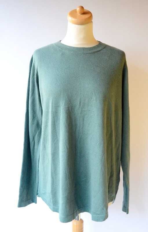 Sweter Cubus XL 42 Oversize Zielony Wiskoza Zieleń