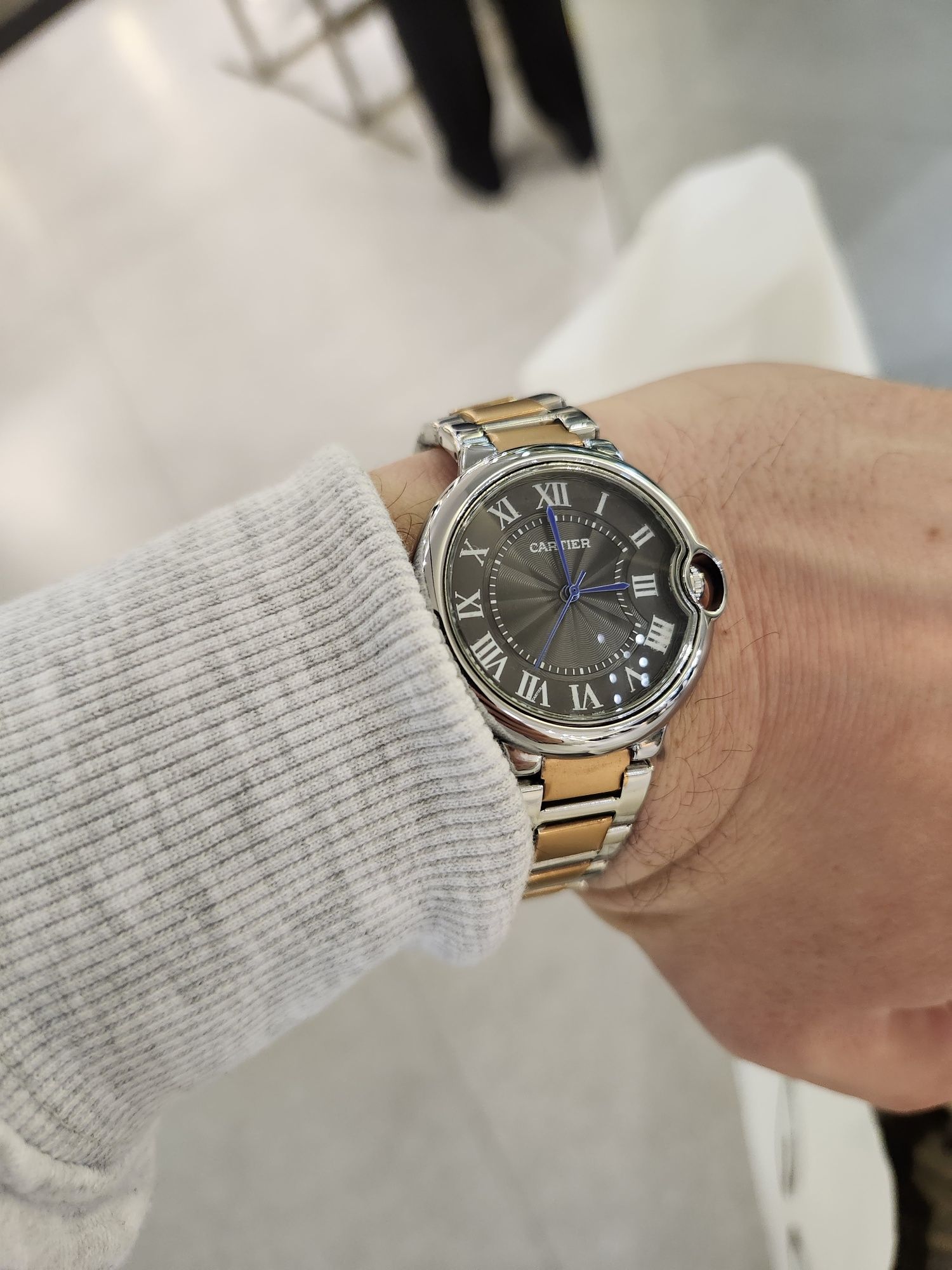 Relógio Cartier Ballon Bleu 33mm unisexo novo quartzo