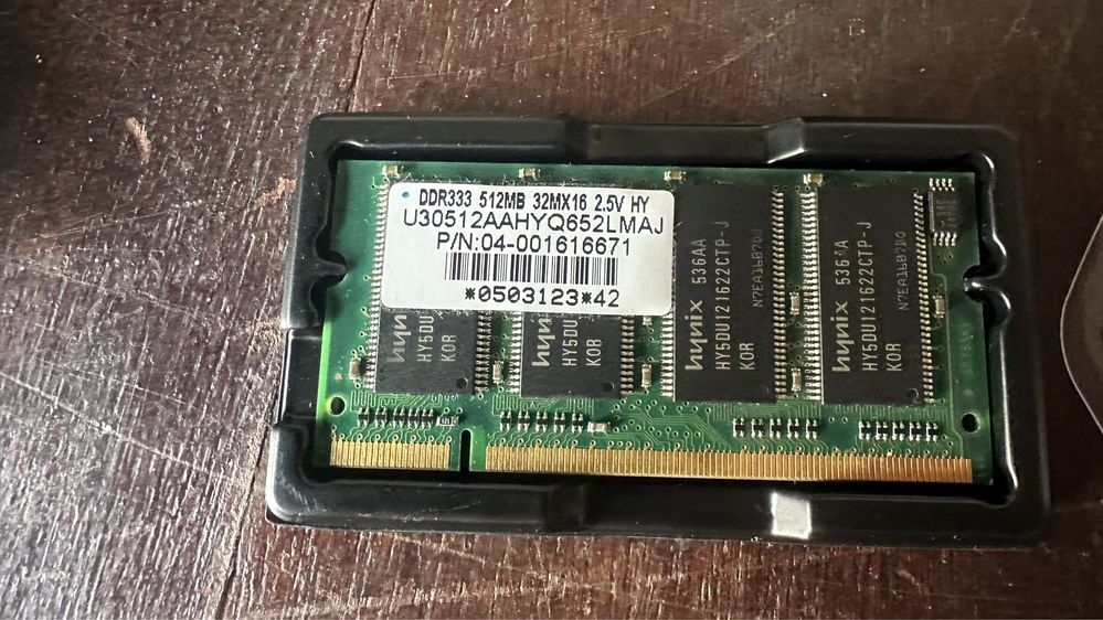 512 Mb Memoria RAM DDR 333