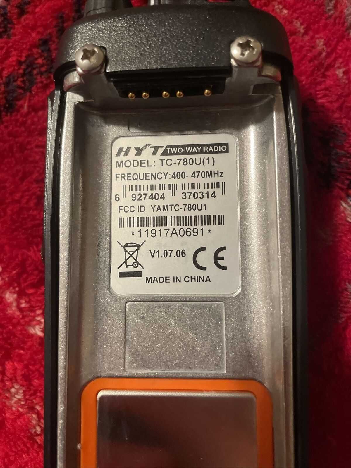 Hytera TC-780 400-470 МГц Портативная радиостанция рация
