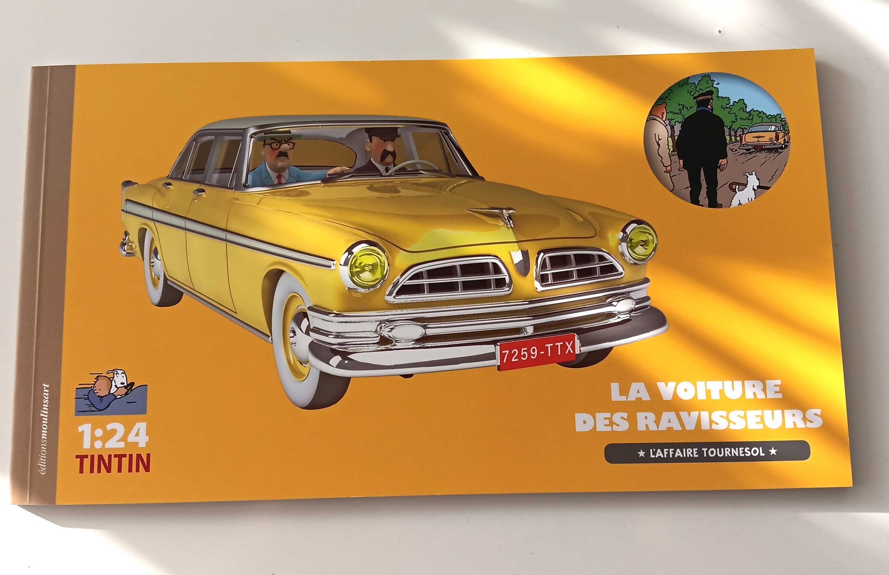 Carro Automóvel Tintin 1/24 colecção LA201 ROADSTER