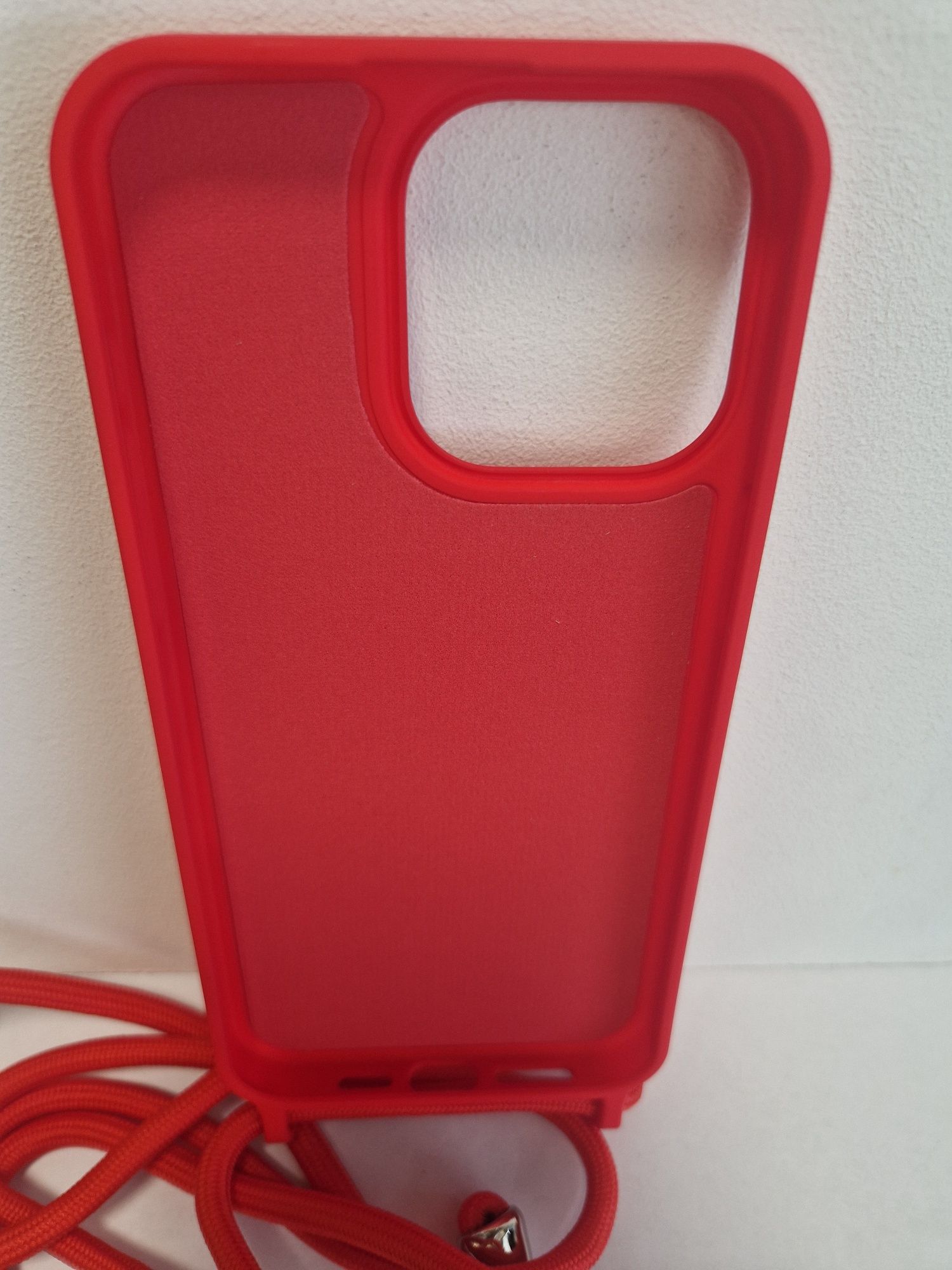 Strap Silicone Case do Iphone 15 Pro Max wzór 1 czerwony