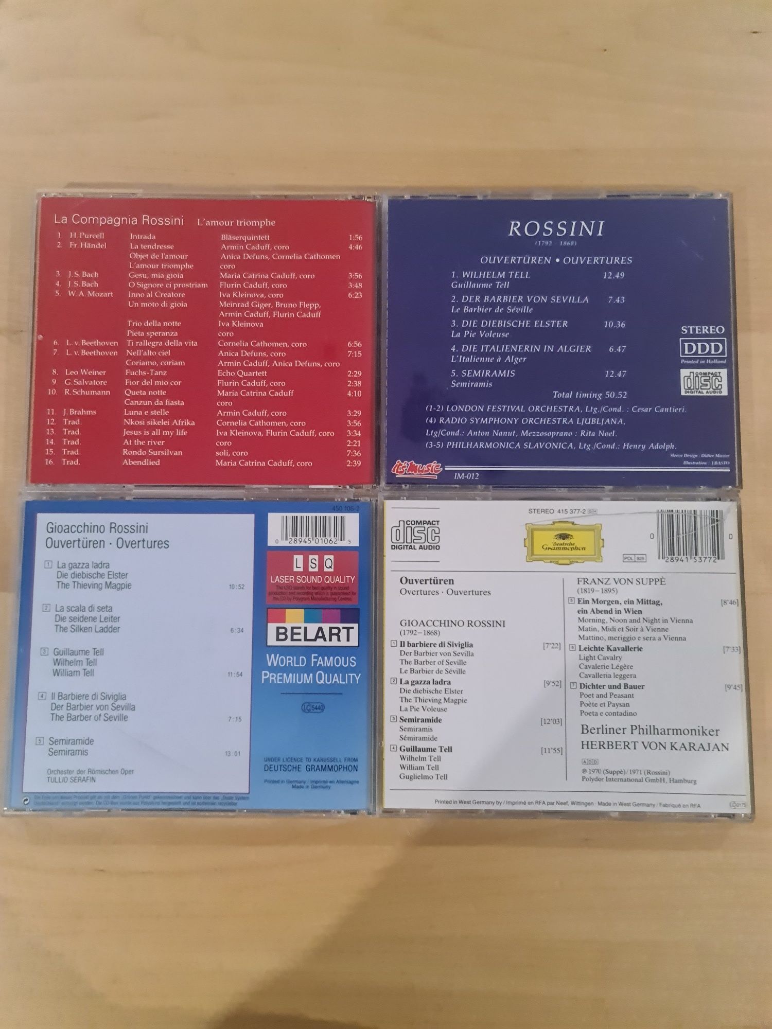 Zestaw 4 płyt CD Rossini 4 płyty