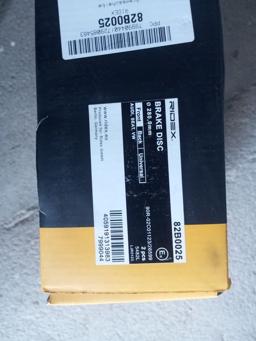 Vendo discos e calços grupo vag