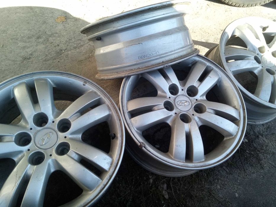 Oryginalne alufelgi Hyundai Tucson I JM – 16" - komplet 4 szt.
