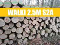 Drewno opałowe wałki DĄB S2a S2ap z lasów państwowych Transport HDS