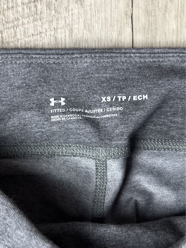 Under Armour лосины XS размер женские спортивные серые с лого оригинал