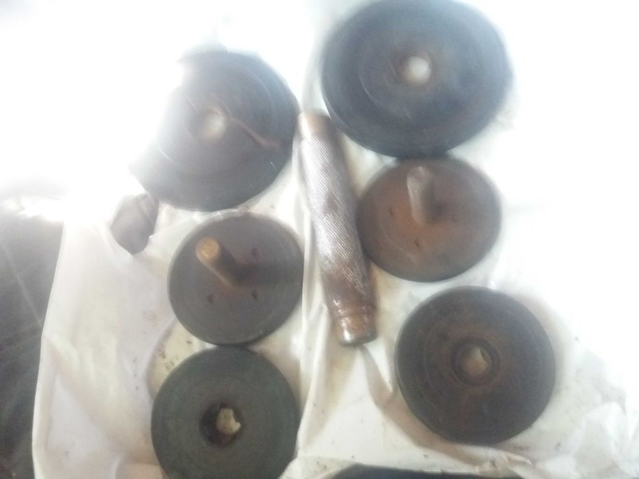 гантелька гірька регуліруемая  разборная  бліни 3.5кг ,1кг,1.5кг,3кг