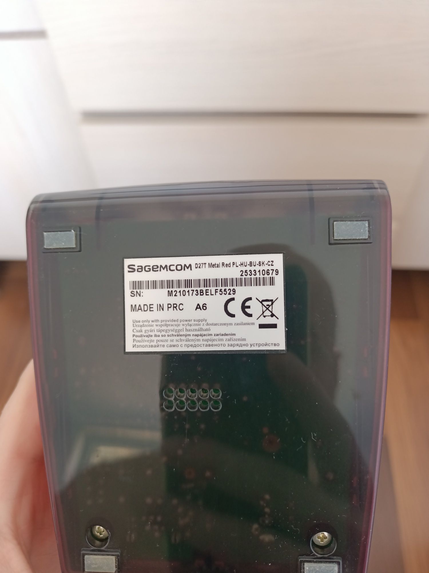 Telefon bezprzewodowy Sagemcom D27T