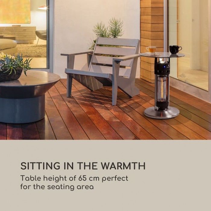 Інфрачервоний обігрівач столик садовий Blumfeldt Primal Heat 65