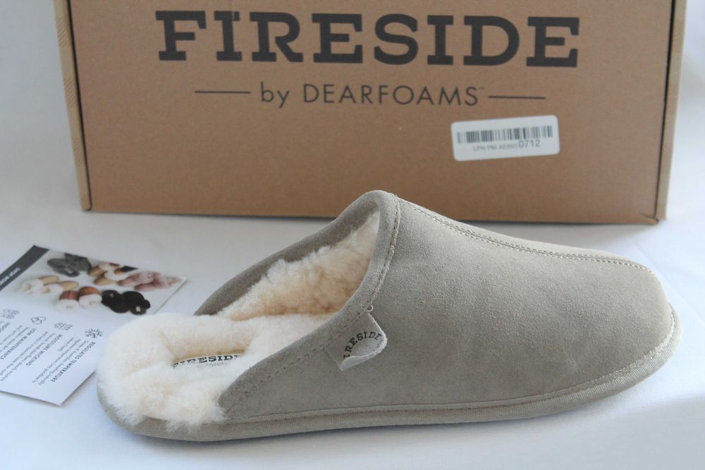 Капці з овчиниFireside by Dearfoams Warwick Genuine Shearling Scuff
