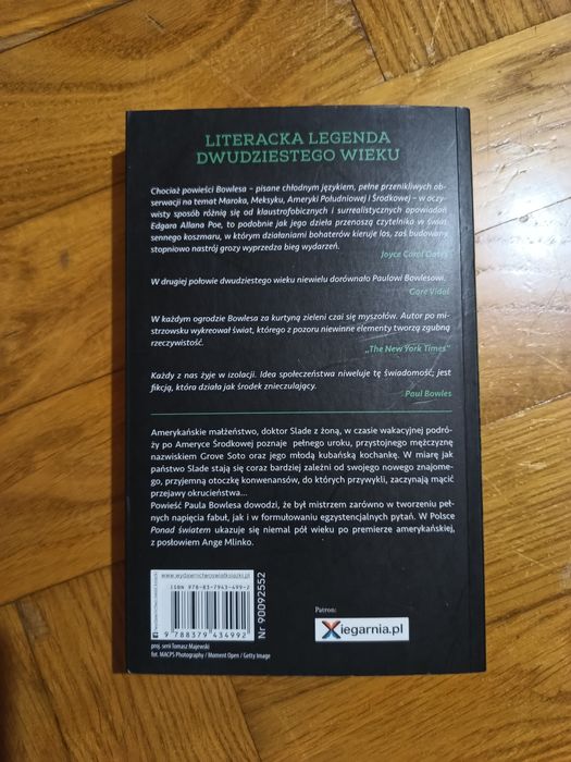 Paul Bowls, Ponad światem, nowa