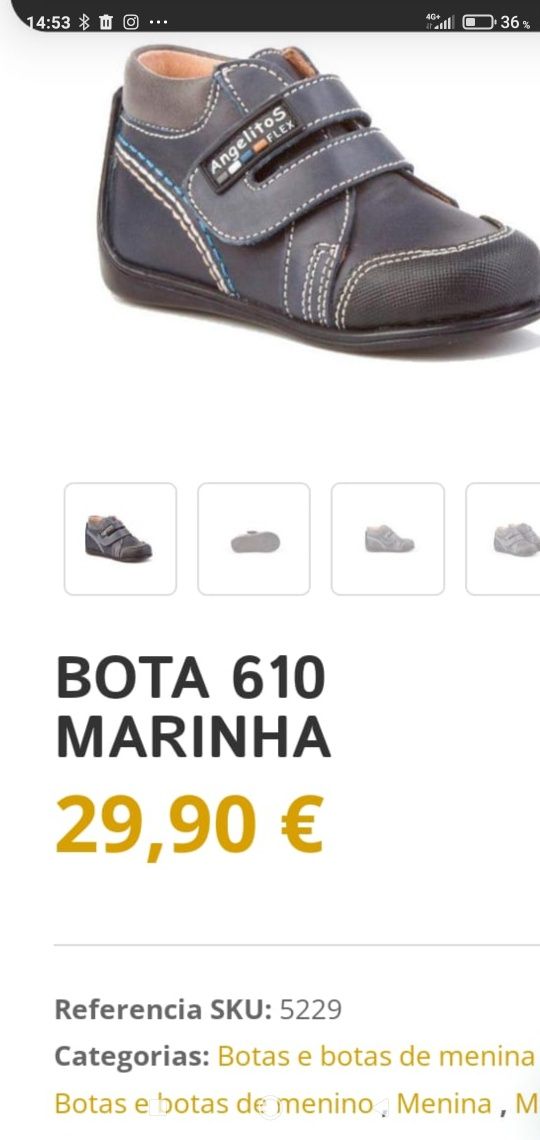 Botas de Bebé N°21