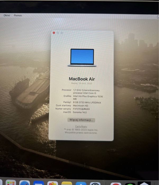 Macbook Air 13 2020 8/512 гарний стан