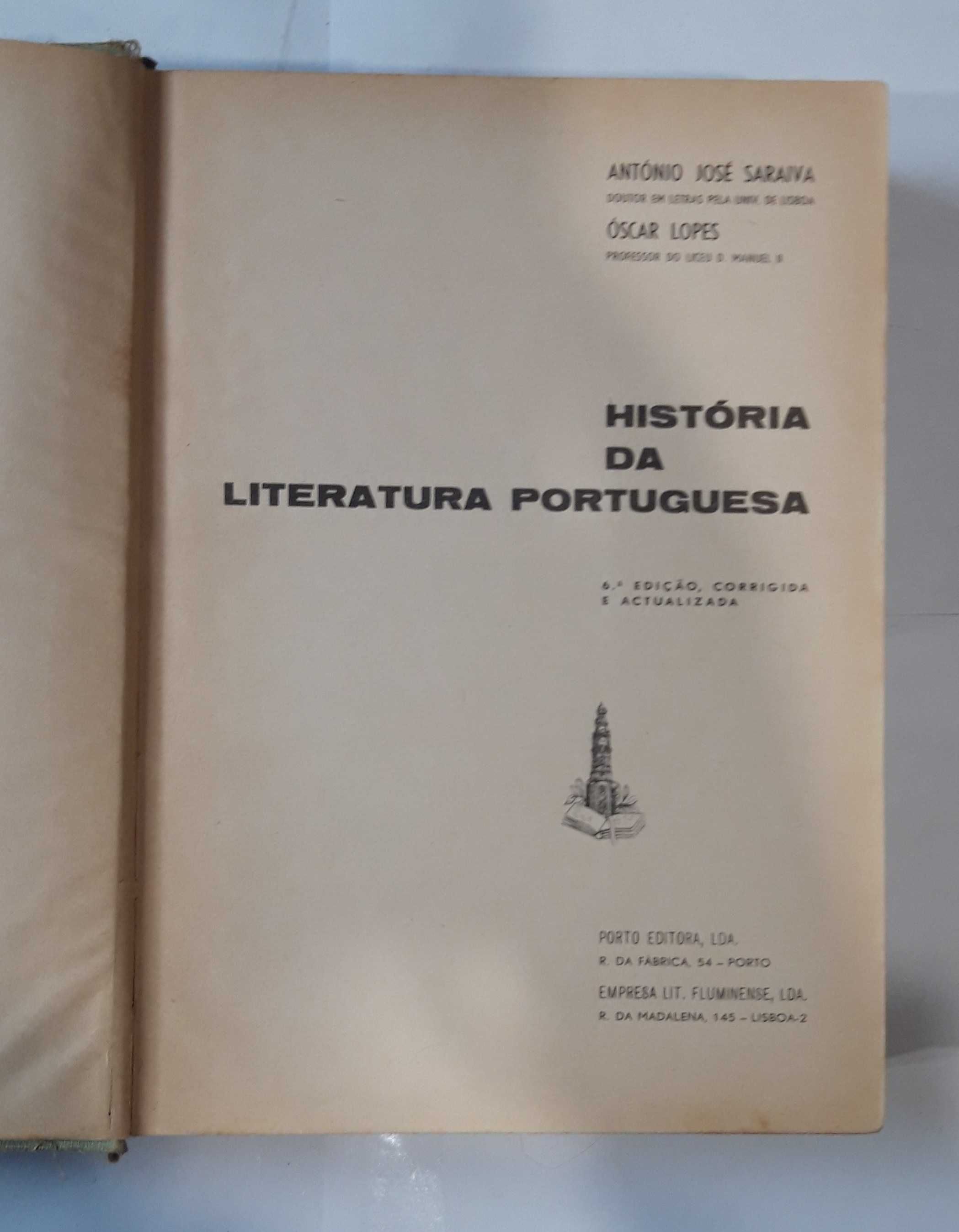 Livro Ref Par 2- A. José Saraiva. - História da Literatura Portuguesa