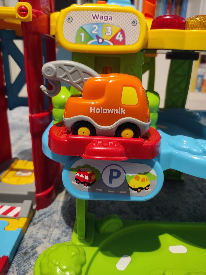 Tut Tut Autka Vtech Garaż w języku polskim