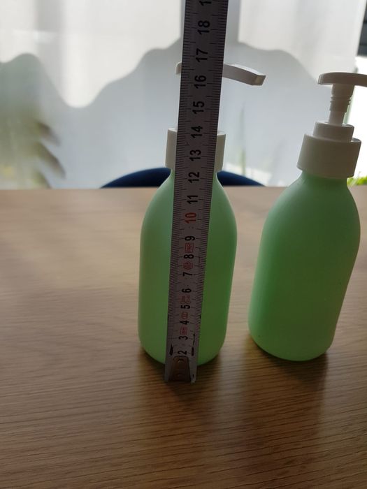 Butelki szklane z dozownikiem 5szt. pojemnik na mydło krem szampon