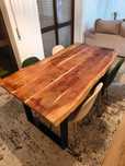 Vendo Mesa de jantar retangular em madeira reciclada (160x90 cm)