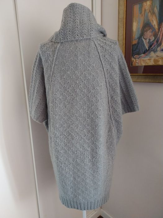 Túnica malha quente | cinzento | Gémo | mohair alpaca | Tamanho S