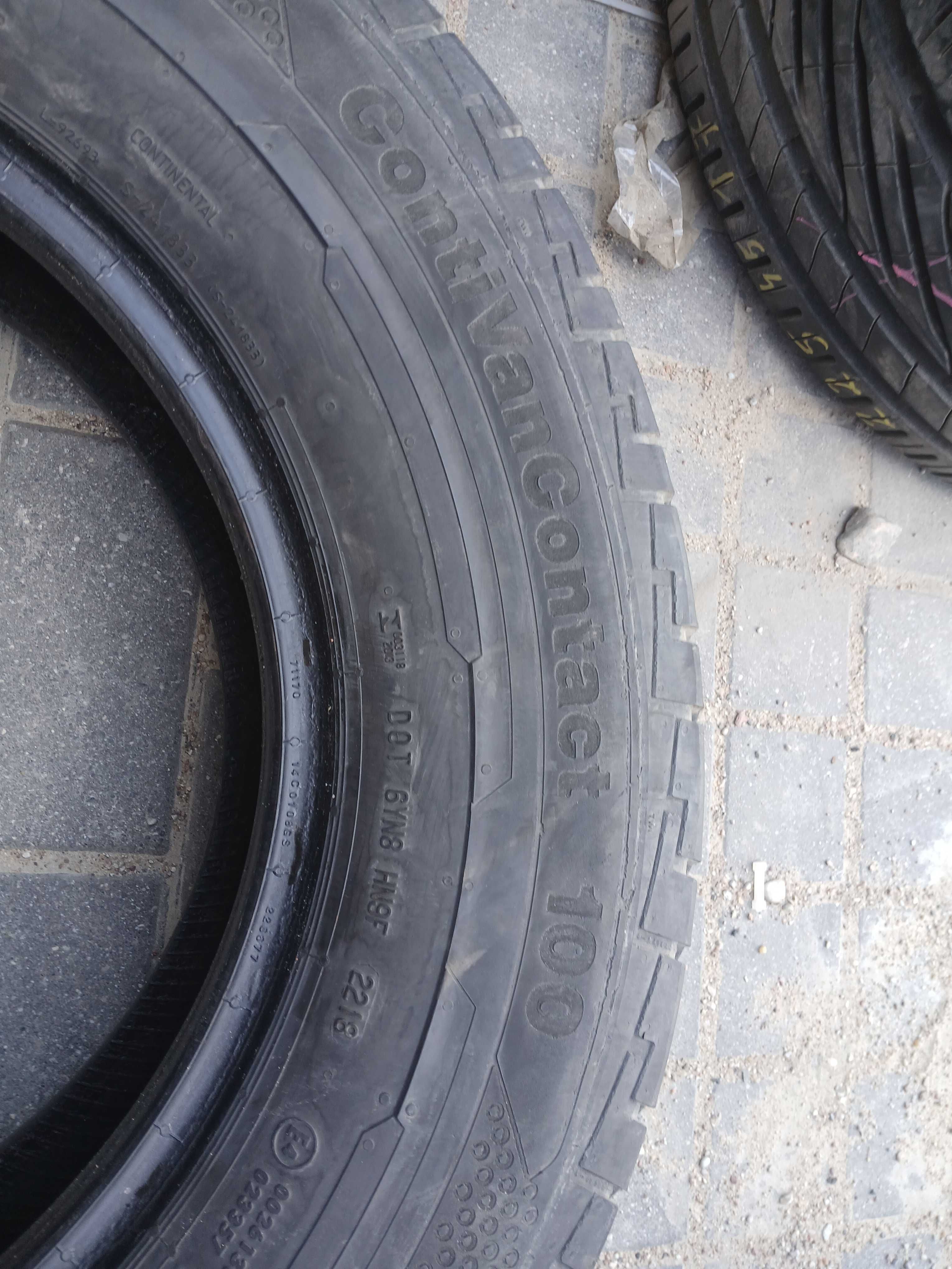 2x używane opony letnie 215/75 R16C Continental Gwarancja Montaż
