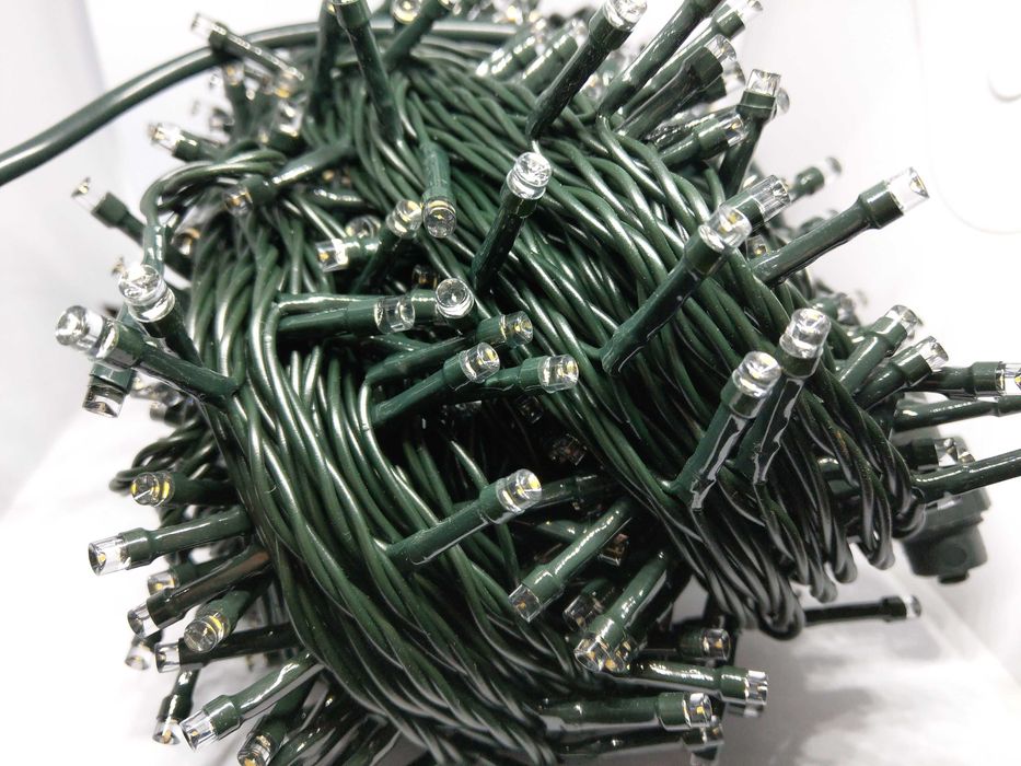 1000 LED Lampki Choinkowe MOCNE Zewnętrzne FLASH