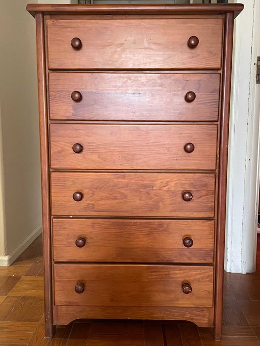 Comoda Alta Vintage - 6 gavetas