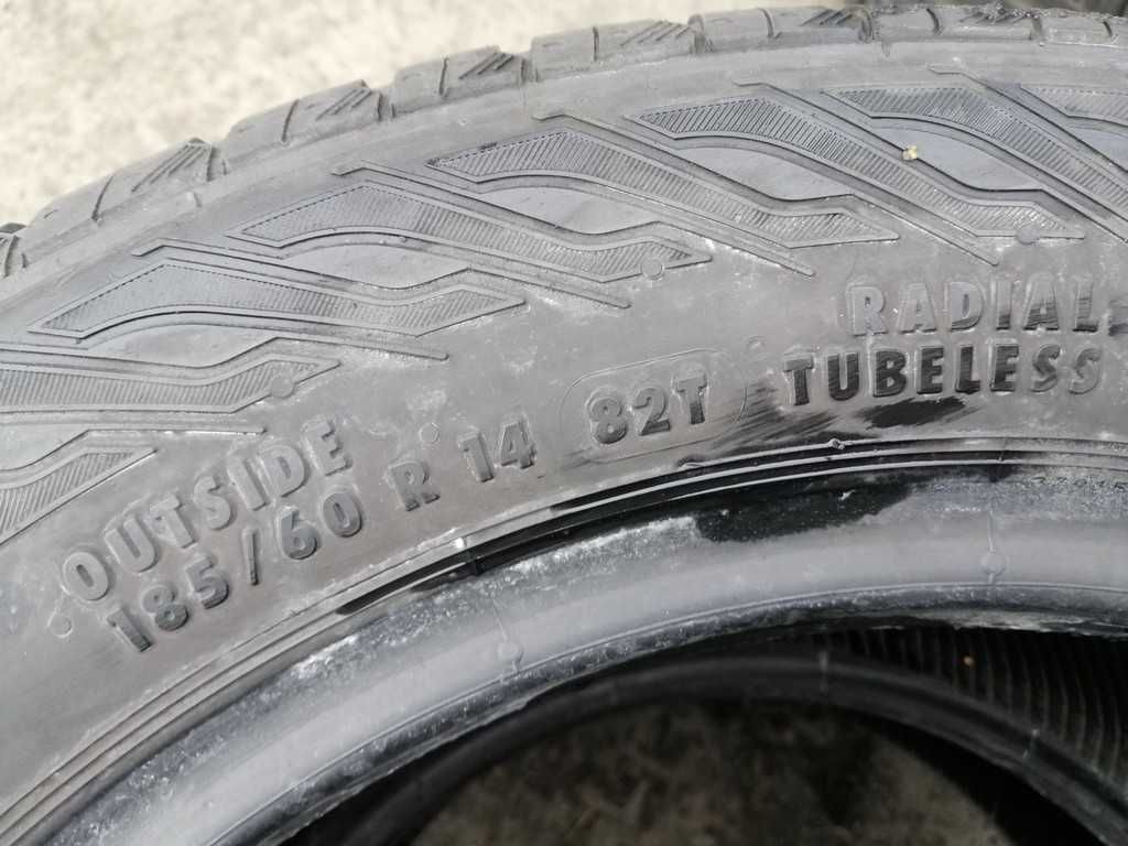 185/60R14 82T Continental ContiEcoContact 3 шини бу літо 4 штуки