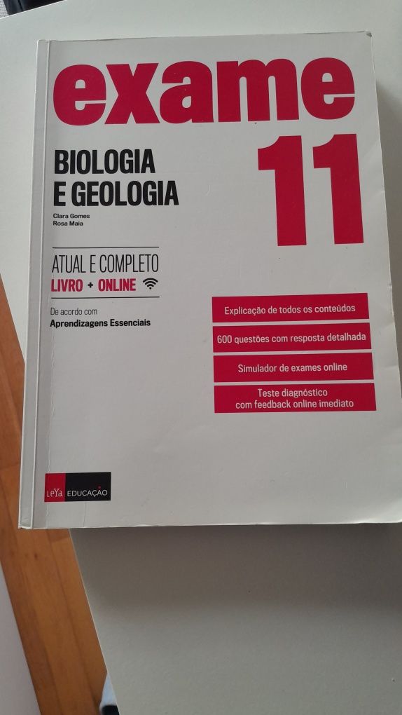 Exame biologia e geologia