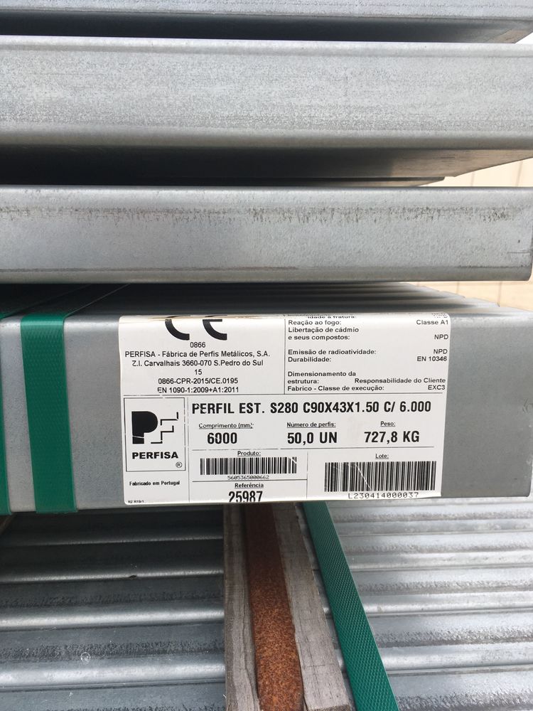 Perfil metalico  LSF Aco leve