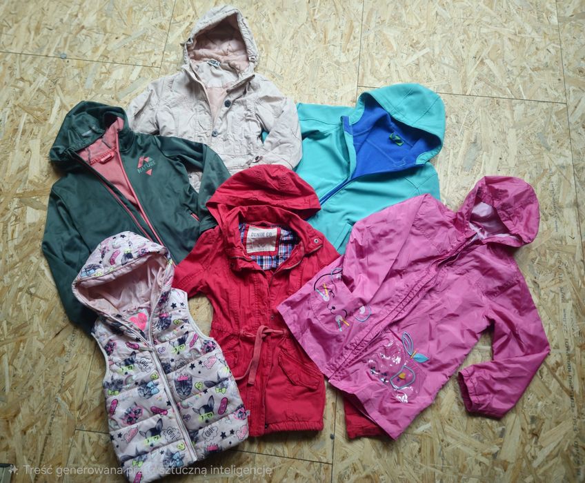 Kurtki wiosenne dla dziewczynki