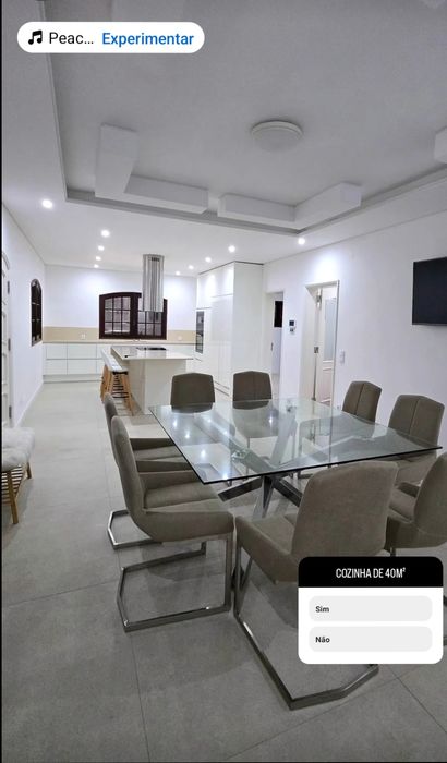 Mesa de cristal El corte Inglês