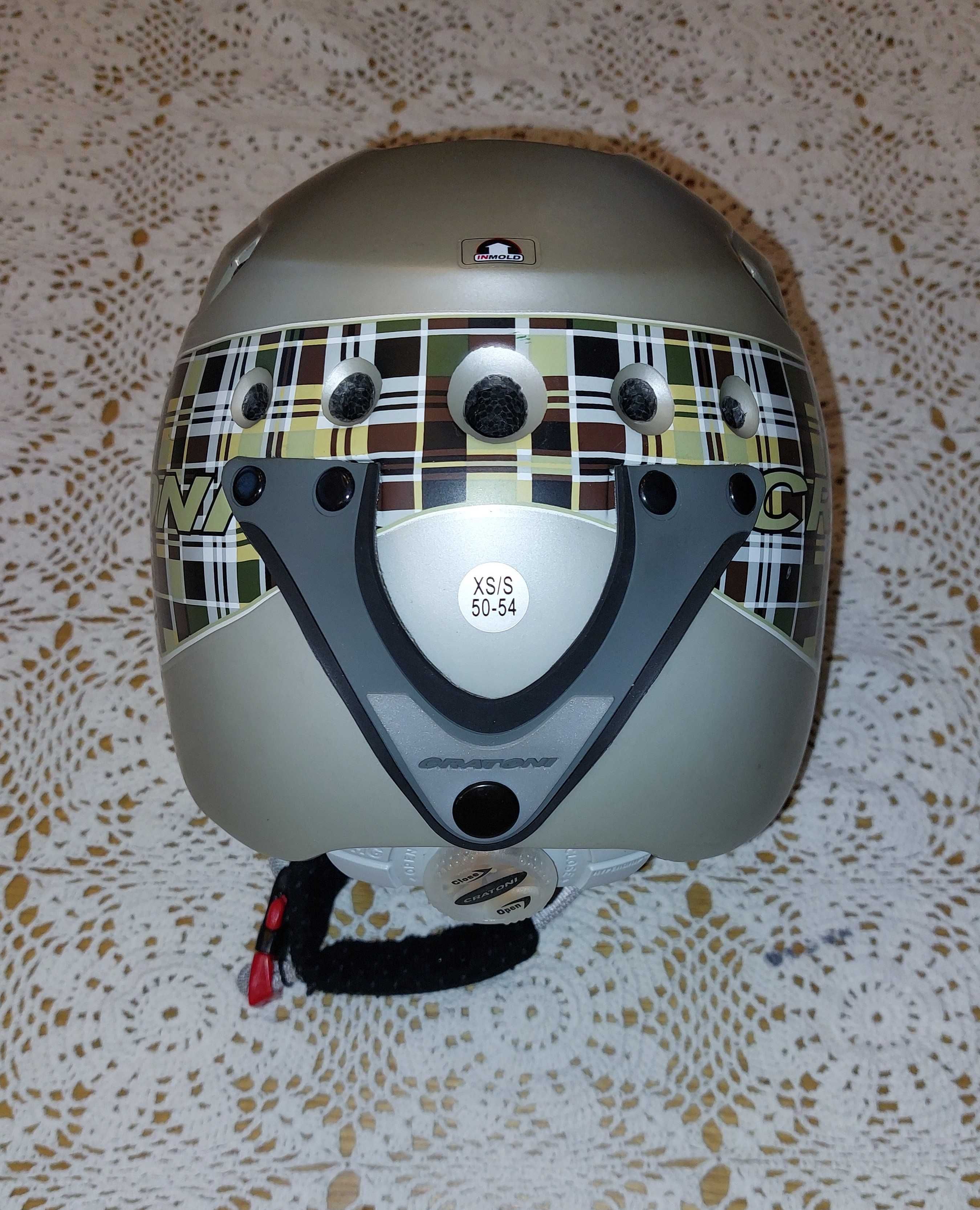 Kask narciarski CRATONI XS/S M stan idealny.